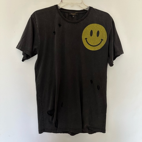 Nghtbrd smiley face cotton tee shirt. - Picture 1 of 5